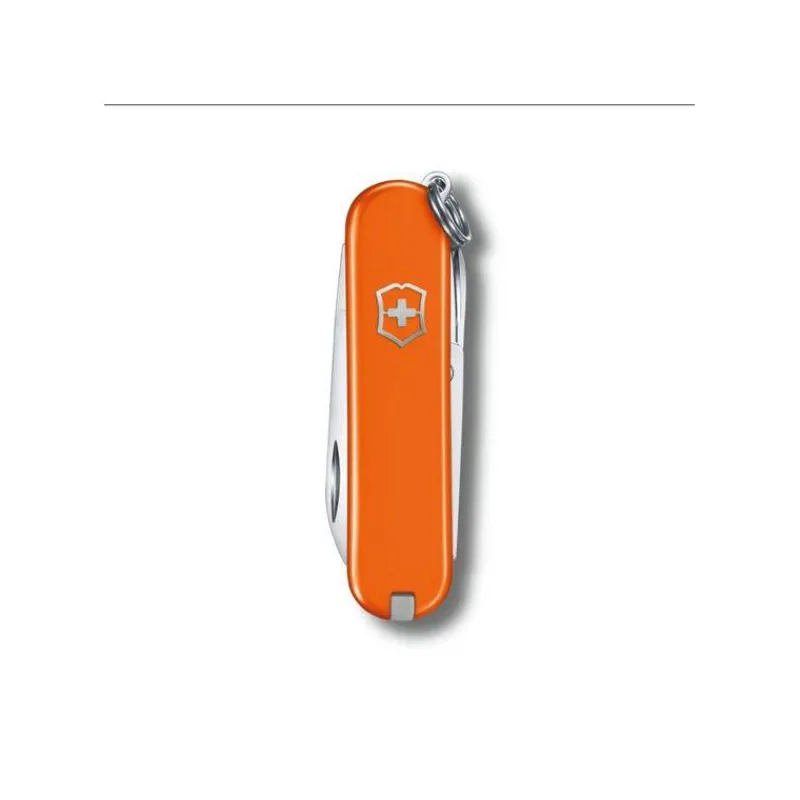 Couteaux De Poche | Couteaux Fermants-Victorinox Couteau Suisse fermant de poche multifonctions Porte Clé Classic SD Orange Mango Tango