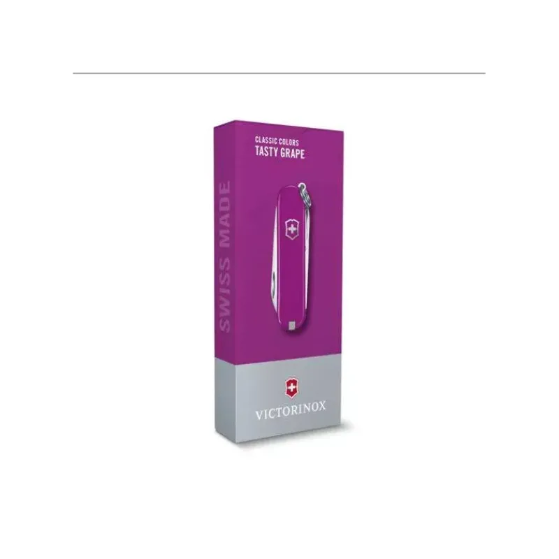 Couteaux De Poche | Couteaux Fermants-Victorinox Couteau Suisse fermant de poche multifonctions Porte Clé Classic SD Violet Tasty Grape