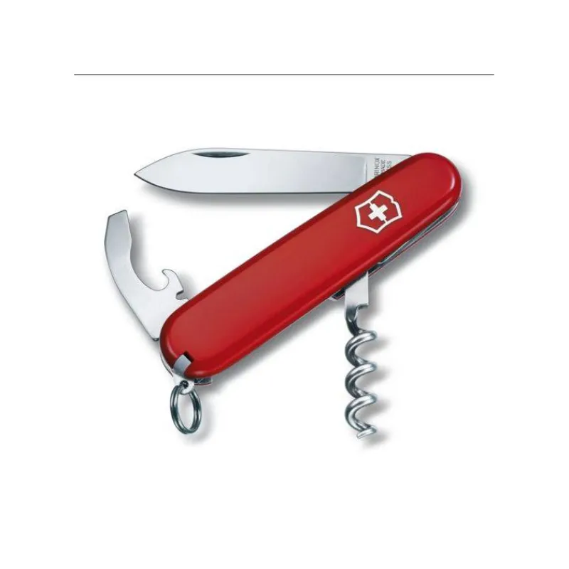 Couteaux De Poche | Tire Bouchons-Victorinox Couteau Suisse fermant de poche multifonctions Tire Bouchon Waiter Rouge