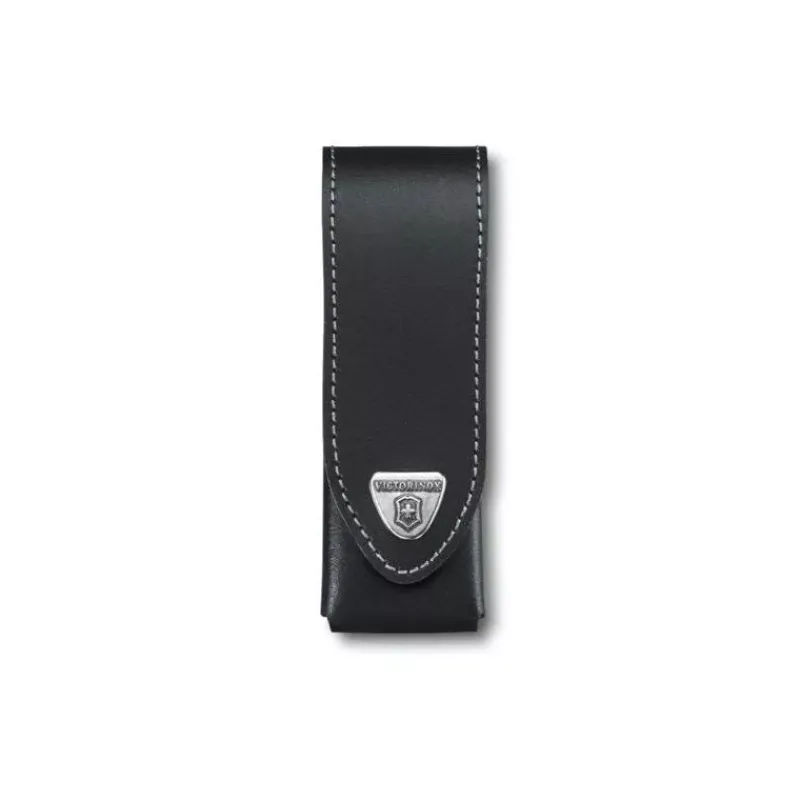Couteaux De Poche | Rangements Et Protection-Victorinox Etui Ceinture pour Couteau Suisse fermant de poche Cuir Noir 120 x 47