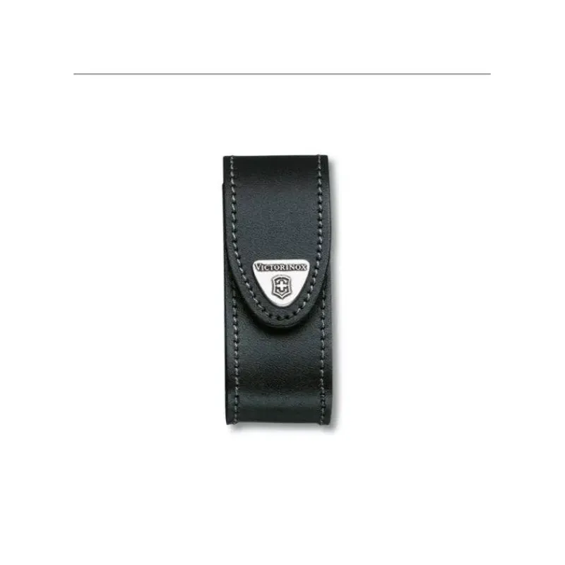 Couteaux De Poche | Rangements Et Protection-Victorinox Etui Ceinture pour Couteau Suisse fermant de poche Cuir Noir 94 x 41