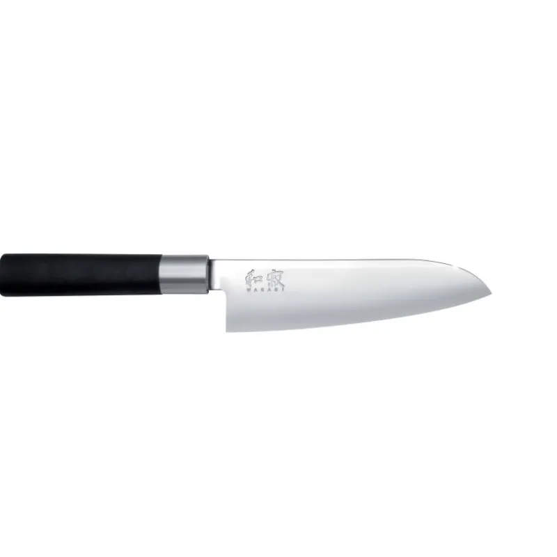 Couteaux Santoku | Couteaux Santoku Japonais-KAI WASABI Black Couteau japonais SANTOKU 16.5 cm